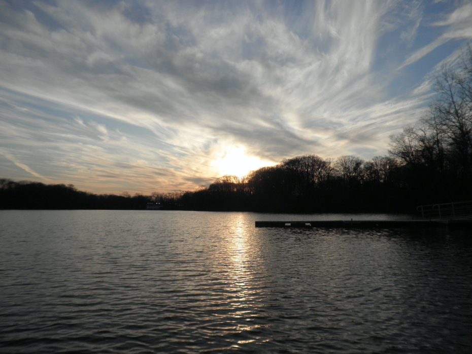 Sunset over Lake Lefferts